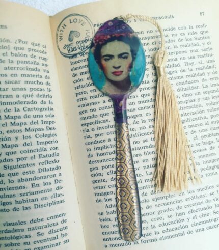 marcapáginas de cuchara Frida